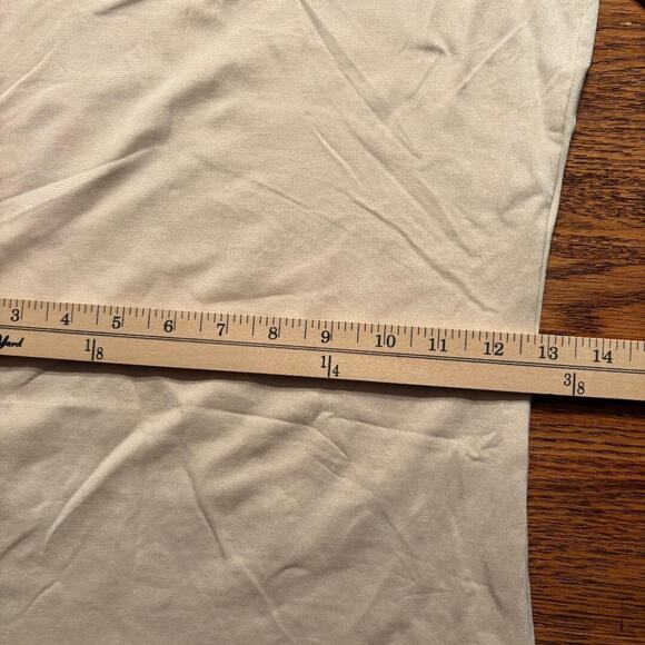 A'nue Thin Strap Tank Top Stretchy Pearl Women's Size Small Made in USA NWT - Picture 11 of 13